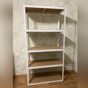 Стелаж 180х90х40 см металевий білий. Photo 3