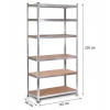 Стелаж 220x110x50 см металевий оцинкований 6 полиць